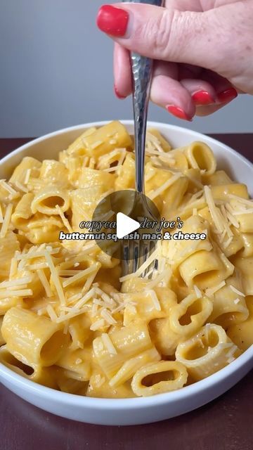 Erin Antoniak on Instagram: "copycat trader joe’s butternut squash mac & cheese 😍🧀 i am soooo excited to share this one with you - thick, creamy, cheesy butternut squash sauce coats those thick noodles and makes for the best meal. and now when trader joe’s only sells this one time a year, you can make it whenever!

click the link in my bio for the recipe 😊 or search butternut squash on my website! 

#butternutsquash #butternut #traderjoes #copycat #macandcheese #cheese #cookingreel #reelsvideo #cookwithlove #pasta #eathealthy #todayfood #copycatrecipe" Cheesy Butternut Squash, Butternut Squash Mac Cheese, Thick Noodles, Squash Sauce, Butternut Squash Mac, Butternut Squash Sauce, Butternut Squash Mac And Cheese, Mac Cheese, Trader Joe’s