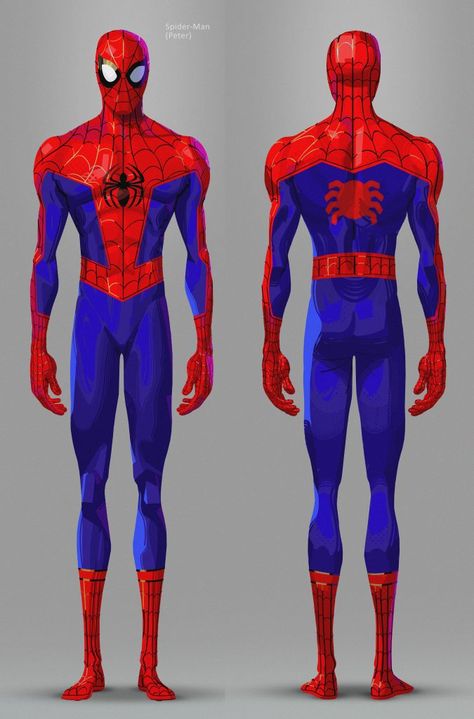 Spiderman Suits, Spiderman Drawing, Spiderman Art Sketch, Spiderman Artwork, Character Model, Spider Art, Marvel Spiderman Art, Model Sheet, Spiderman Comic