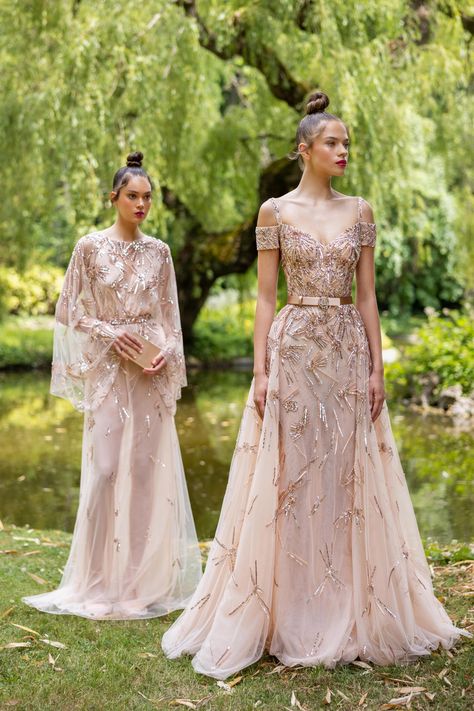 Zuhair Murad Resort 2024 Fashion Show | Vogue Zuhair Murad Resort, Zuhair Murad Dresses, Zuhair Murad Haute Couture, Resort 2024, Resort Fashion, Printed Gowns, Sleeveless Gown, Long Sleeve Gown, Zuhair Murad