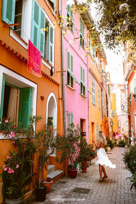 Villefranche-sur-Mer: Visit the Most Colorful Town in South France Villa France, France Aesthetic, The French Riviera, Road Trip Itinerary, French Riviera, Pretty Places, Travel Inspo, France Travel, South Of France