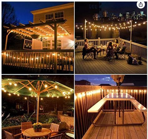 Solar Powered Outdoor Lights, Outdoor Fairy Lights, Patio Lights, Patio String Lights, Solar String Lights Outdoor, Globe String Lights, Bulb String Lights, Solar Fairy Lights, Backyard Lighting