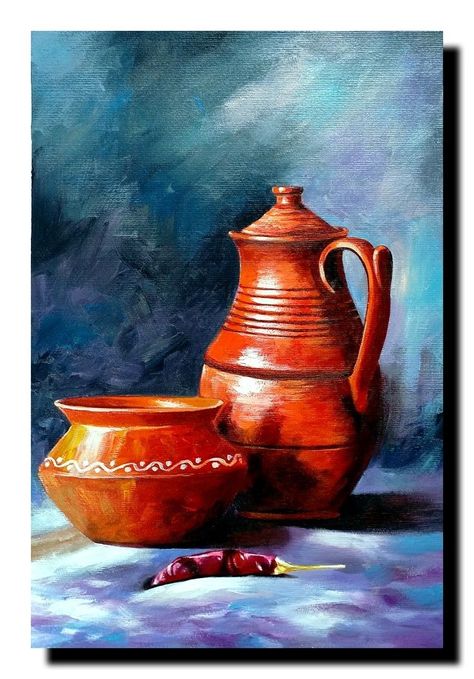 Still Object Painting, Object Study Painting, Acrylic Object Painting, Still Life Pastel Drawing, Oil Still Life Painting, Steel Life Painting, Acrylic Still Life Paintings, Still Life Watercolor Paintings, Still Life Painting Watercolor