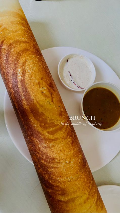 Dosa Instagram Story, Dosa Aesthetic, Dosa Snap, Breakfast Aesthetic, Food Stories, Brunch Time, Quotes About Photography, Instagram Photo Ideas Posts, Driving Pictures