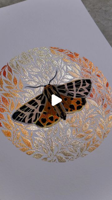 Painting With Metallic Watercolors, Watercolor With Metallic Paint, Metalic Watercolour, Metallic Watercolor, Metallic Watercolor Painting, Metallic Watercolor Butterfly, Watercolor Projects, Illustrators On Instagram, Illustration Artists