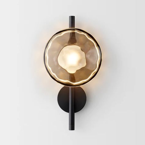 Type Wall Light – Tudo And Co French Country Interiors, Contemporary Wall Lights, Black Wall Lights, Bedside Wall Lights, Loft Stil, Glass Wall Lights, Metal Lamp, Luminaire Design, Grey Glass