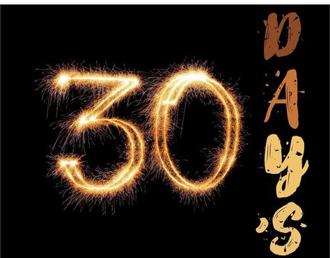 30 Days To Go Birthday Countdown, 30 Day Countdown, Goals For The Year, Birthday Countdown, My Love Song, Day Countdown, Happy Birthday Quotes For Friends, Pretty Rocks, Day Left