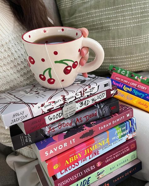 My end of 2024 tbr 🕯️☕️✨🧺 Some of these are rereads, some of them have been sitting on my tbr just waiting for me to pick them up, and every single one I can’t wait to dive in to. I almost never stick to a tbr so I’m hoping I actually get through all of these before the year is over 🥹 I’m currently reading Savor It by @authortarahdewitt and absolutely LOVING it — bestie @bookish.joo has been recommending this and she did not disappoint !!! The one I’m most looking forward to reading is my ... Book Reading Motivation, Cute Reading Aesthetic, All This Time Book, My Reading Vibes, Book Love Aesthetic, Love Books Aesthetic, Tbr Aesthetic, Love In Books, Book Reader Aesthetic