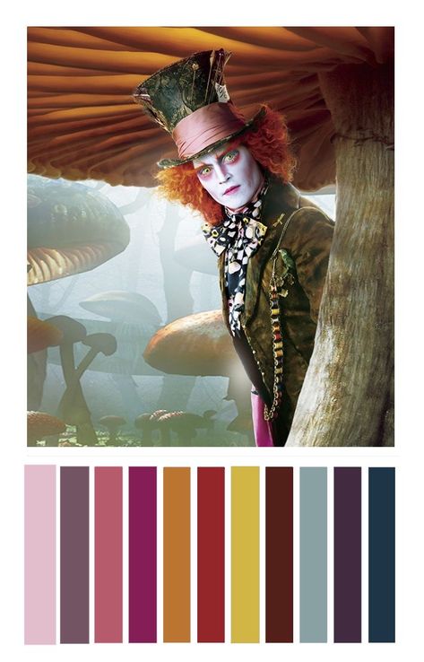 Alice In Wonderland Colour Palette, Alice In Wonderland Colors, Alice In Wonderland Moodboard, Alice In Wonderland Color Palette, Wonderland Color Palette, Fantasy Color Palette, Alice In Wonderland Palette, Alice In Wonderland Bedroom, Steampunk Alice In Wonderland