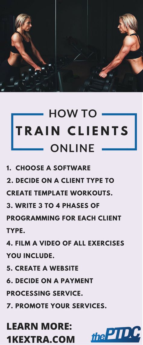 How to train clients online - personal training - ThePTDC.com Online Personal Training Business, Personal Trainer Business, Becoming A Personal Trainer, Membership Website, Personal Training Business, Personal Fitness Trainer, Online Personal Trainer, Online Personal Training, Sculptural Fashion