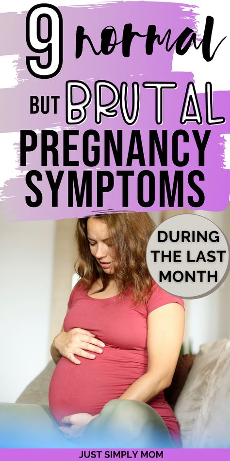 The last trimester and especially the last month of pregnancy are definitely the toughest. Here are the worst parts of the end of pregnancy and how to get some relief and feel better. Last Month Of Pregnancy, What To Do During First Trimester, What To Do In Your First Trimester, Third Trimester Symptoms, Last Week Of Pregnancy, What To Expect In The First Trimester, First Symptoms Of Pregnancy, Nausea Pregnancy, Pregnancy Ultrasound