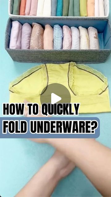 How To Folding on Instagram: "Follow @howtofolding for more content like this! How to quickly fold underwear? 📚 #organization #organizing #closetorganization #folding #home #hacks #organising #storagehacks #howtofold" Orange Paper Craft, Folding Hacks, Packing Folding, Easy Diy Clothes, Packing Hacks Clothes, Shirt Folding, Folding Laundry, Clothes Organization Diy, Diy Clothes Life Hacks