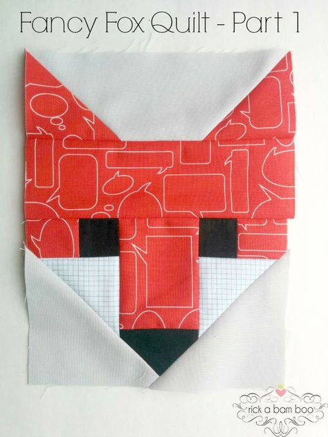 Fence Quilt Pattern, Fox Quilt, Rail Fence Quilt, What Does The Fox Say, How To Quilt, Quilt Block Patterns Free, Quilt Square Patterns, Quilt Care, Rail Fence