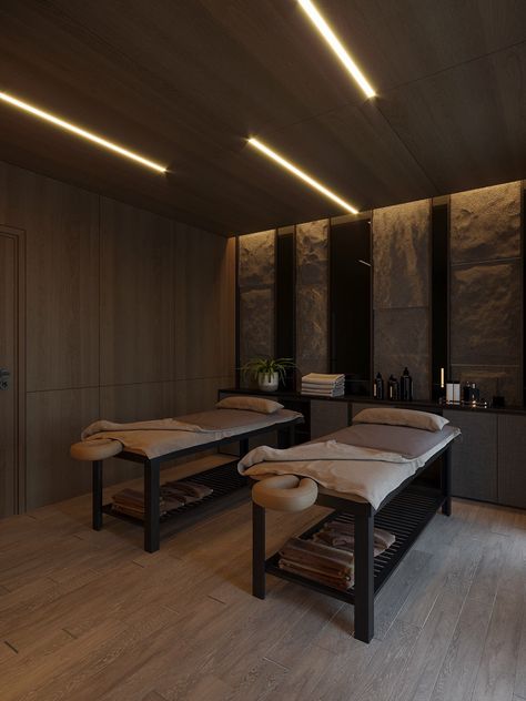 LOVUE Spa :: Behance Wellness Room Design, Spa Interior Design Luxury, Home Massage Room, Spa Room Design, Spa Design Interior, Luxury Spa Design, Spa Photography, Spa Massage Room, Massage Room Design