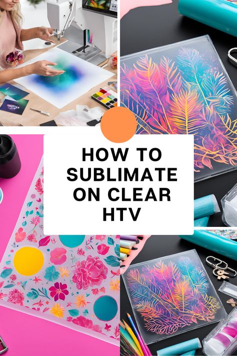 "Learn how to sublimate on clear HTV with our step-by-step guide! 🖨️✨ Perfect for creating vibrant designs on various fabrics. #Sublimation #ClearHTV #DIYPrinting #CraftingGuide #CustomDesigns #HeatTransferVinyl" Printable Htv How To, How To Sublimate On Htv, Sublimation On Htv, How To Sublimate On Vinyl, How To Create Sublimation Designs In Procreate, How To Sublimate, Unique Sublimation Ideas, How To Make Sublimation Designs, Things To Sublimate On