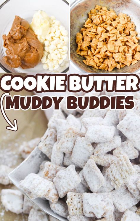 Brownie Muddy Buddies Recipe, Muddy Buddies Without Peanut Butter, Best Muddy Buddy Recipe, Peppermint Muddy Buddies, Mud Buddies Recipe, Mud Buddies, Chex Snacks, Muddie Buddies, Muddy Buddy Recipes