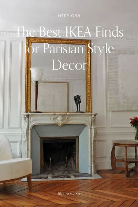 Parisian Style Studio Apartment, Parisian Home Art, Ikea Parisian Style, Parisian Style Entryway, Parisian Apartment Aesthetic Loft, Modern French Decorating Ideas, French Transitional Interior Design, Parisienne Home Decor, Lux Interior Design