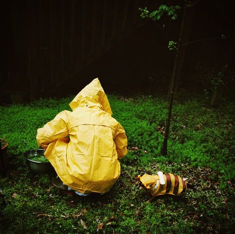 . Raincoat Aesthetic Outfit, Yellow Raincoat Outfit Aesthetic, Yellow Raincoat Aesthetic, Raincoat Outfit Aesthetic, Raincoat Aesthetic, Timmy Turner, Raincoat Outfit, Sensory Board, Yellow Raincoat