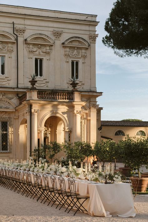 A Timeless Italian Wedding in Rome - The Lane Wedding In Rome, Vintage Italian Wedding, Italian Wedding Venues, Rome Wedding, Destination Wedding Italy, Lombardy Italy, Dream Wedding Decorations, Draping Fabric, Tuscan Wedding