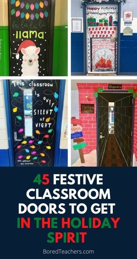 45 Festive Classroom Doors to Get in The Holiday Spirit Door Decorating Contest Ideas, Holiday Classroom Doors, Winter Door Decorations Classroom, Winter Classroom Door, Class Door Decorations, Classroom Door Decorations, Teacher Door Decorations, Diy Christmas Door Decorations, Door Decorations Classroom Christmas