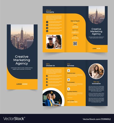 Brochure Design Ideas, Brochure Design Layouts, Brochure Graphic, Brochure Design Creative, Business Brochure Design, Brochure Design Layout, Professional Brochure, Trifold Brochure Design, Pamphlet Design