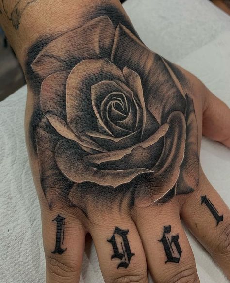 Wrist Tattoo Cover Up, Unique Tattoos For Men, Rose Hand Tattoo, Rose Tattoos For Men, Hand Tattoos For Girls, Pretty Hand Tattoos, Hand Tats, Half Sleeve Tattoos For Guys, Small Hand Tattoos