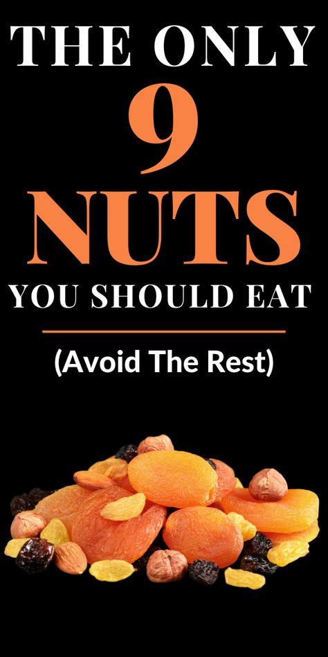 The Only 9 Nuts You Should Eat (Avoid The Rest). Nuts for weight loss. Nuts for health. Anti-inflammatory nuts. Health Benefits Of Pecans, Healthy Nuts To Eat, Pine Nuts Benefits, Nut Benefits, Apple Cider Vinegar Shots, Different Nuts, Healthy Nuts, Pecan Nuts, Gluten Free Diet