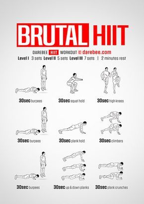 DAREBEE Workouts Hiit And Weights Workout Schedule, Brutal Hiit Workout, Body Weight Circuit Workout, Hit Circuit Workout, Circuit Training Workouts At Home, Hiit Workouts For Endomorphs, Hit Exercises Cardio, Hiit Back Workout, Body Weight Workouts Hitt