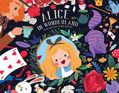 Alice In Wonderland Illustrations, Alice In Wonderland Book, Alice Book, Picture Books Illustration, Children Book, 영감을 주는 캐릭터, Childrens Illustrations, Freelance Illustrator, Children's Book Illustration