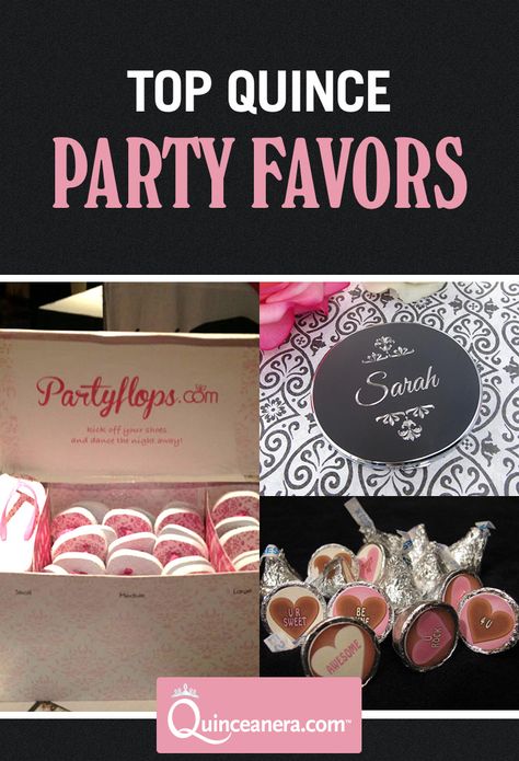 The Best Party Favor Ideas for your Quince <3 | Quinceanera Favors | Party Favors Ideas | Party Favors DIY | Quinceanera Gift Ideas, Quince Party Favors, Ideas For Quinceanera, Surprise Gift Ideas, Quince Party, Quinceanera Party Favors, Party Favor Ideas, Quinceanera Favors, Quinceanera Planning