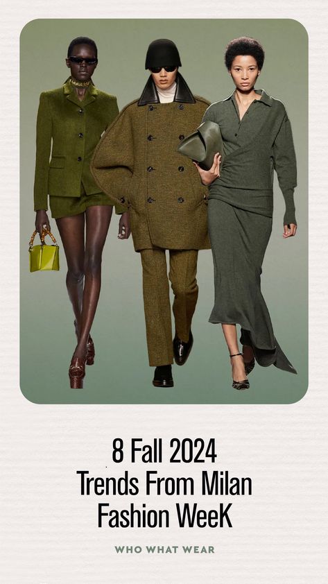 Let's sit down and discuss everything we just saw at Milan Fashion Week for the fall/winter 2024 season. Fall Colours Outfit, Winter Runway 2024, 2024 Fall And Winter Fashion, Fashion Week Fall 2024, Fall Fashion Week 2024, Fashion Week 2024/2025 Fall Winter, Fashion Fall Winter 2024/2025, Fall Winter 2024 Trends, Fw 2024 Fashion Trends