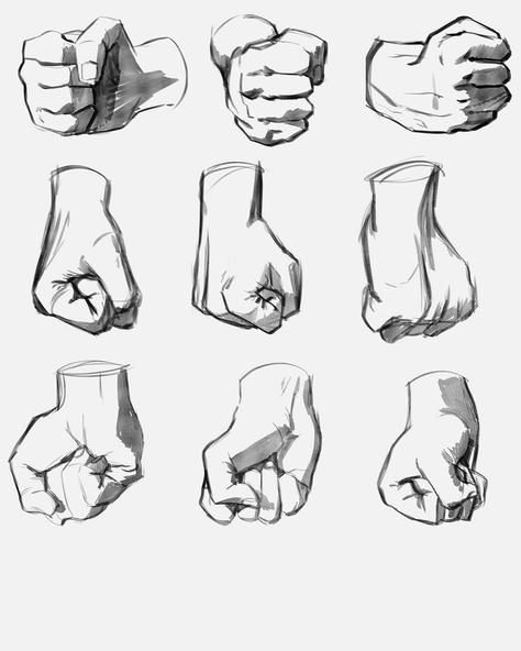 And day 3 #monthlychallenge #artchallenge #hands #drawings #artstudies #fist Hand Anatomy, Drawing Hands, Hand Gestures, Hand Drawing Reference, Anatomy Sketches, Body Reference Drawing, Hand Reference, 캐릭터 드로잉, Anatomy Drawing