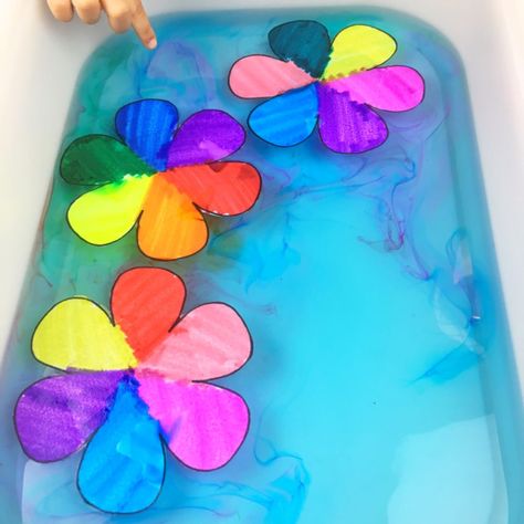 Amaze your kiddos with this play-based learning activity! Free printable to make your own blooming puddle paper flowers that really bloom in water. Blooming Paper Flowers In Water, Acorns Crafts, Diy Money, Kids Sensory, Spring Activities, Flower Printable, Paper Flowers Diy, Preschool Art, Summer Crafts