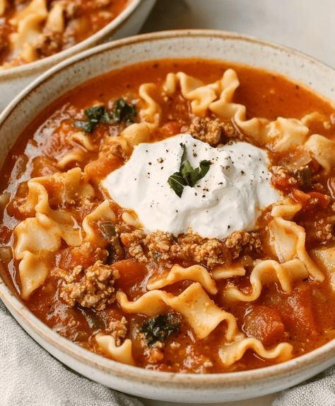 Lasagna Soup (gluten Free, Dairy Free) Recipe Soup Gluten Free Dairy Free, Soup Gluten Free, Marry Me Chicken Recipe, Dairy Free Recipe, Asian Meals, Marry Me Chicken, Lasagna Soup, Honey Garlic Chicken, Savory Sauce