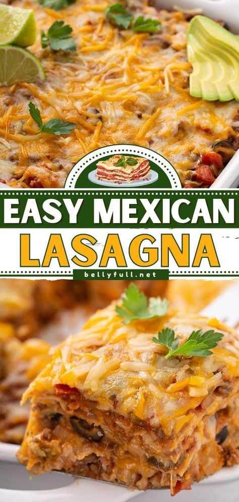 Mexican Lasagna With Corn Tortillas, Easy Mexican Lasagna, Mexican Lasagne, Mexican Lasagna Recipe, Taco Lasagna Recipe, Mexican Lasagna Recipes, Mexican Food Recipes Appetizers, Corn Tortilla Recipes, Mexican Entrees