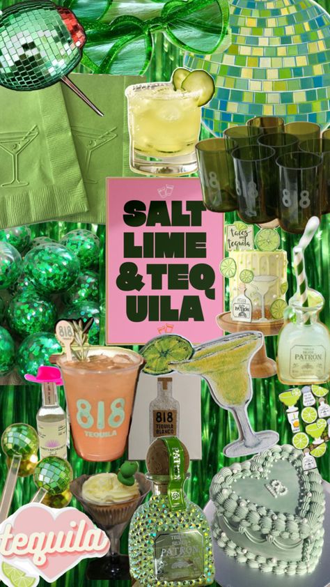 Tequila Party Aesthetic, Mexico 30th Birthday, Tacos And Tequila Party Theme, 21st Birthday Tequila Theme, Margaritaville Birthday Party, Margarita Ville Party Ideas, Tequila And Tacos Party Ideas, Margarita Birthday Theme, Margarita Station Parties