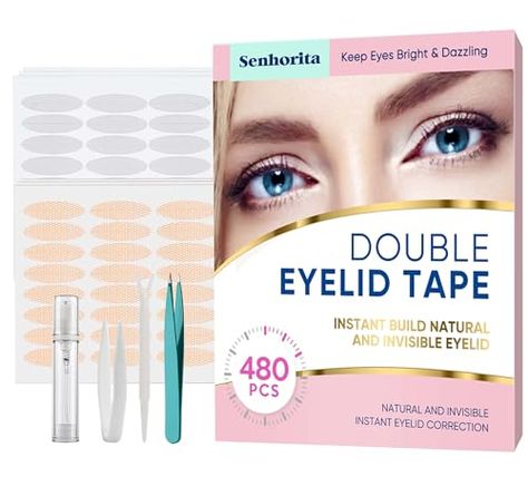 Eyelid Tape, 480 Pcs Eyelid Lifter Strips, Double Eyelid Tape for Hooded Eyes Invisible Instant Lifting Heavy Hooded/Droopy/Uneven Eye Lids, Pink Check more at https://uk.productsoffer.in/eyelid-tape-480-pcs-eyelid-lifter-strips-double-eyelid-tape-for-hooded-eyes-invisible-instant-lifting-heavy-hooded-droopy-uneven-eye-lids-pink/ Uneven Eyes, Droopy Eyelids, Double Eyelid Tape, Hair Tool Organizer, Eyelid Lift, Eyelid Tape, Double Eyelid, Types Of Eyes, Makeup Travel Case