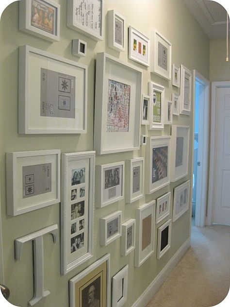 Gallery Wall Pic Frame, Gallery Ideas, Photo Wall Gallery, Gallery Wall Inspiration, Framed Pictures, White Frames, Gallery Walls, Wall Frames, Wall Gallery