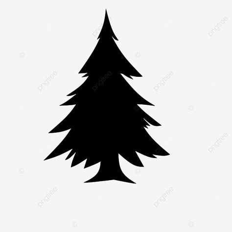 Pine Tree Vector Illustration, Pine Tree Graphic, Christmas Tree Illustration Vector, Pine Tree Cartoon, Pine Tree Outline, Pine Tree Cutout, Christmas Silhouette Images, Pine Trees Silhouette, Christmas 50s