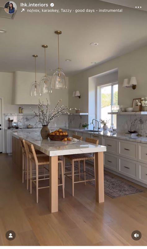 Kitchen Eat In Island, In Kitchen Dining, Kitchen Dining Room With Island, Small Island With Seating For 4, Kitchen Island Family Seating, Kitchen Ideas Rectangular, Island In Galley Kitchen, Side By Side Kitchen Islands, Enclosed Kitchen With Island