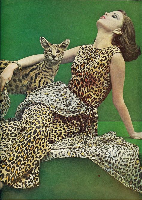 Animal Instinct, Ellen Von Unwerth, Exotic Cats, Leopard Fashion, Animal Print Fashion, Leopard Animal, Moda Vintage, 60s Fashion, Glamour Fashion