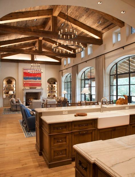 Southwestern Ranch House — RJ Gurley Construction Ranch House Style Interior, Old Ranch House Interior, Ranch Style House Interior, Southwestern Ranch House, Western Houses Ranch Style, Ranch Home Interior, Mexican Ranch House, Ranch House Interior, Western Ranch House