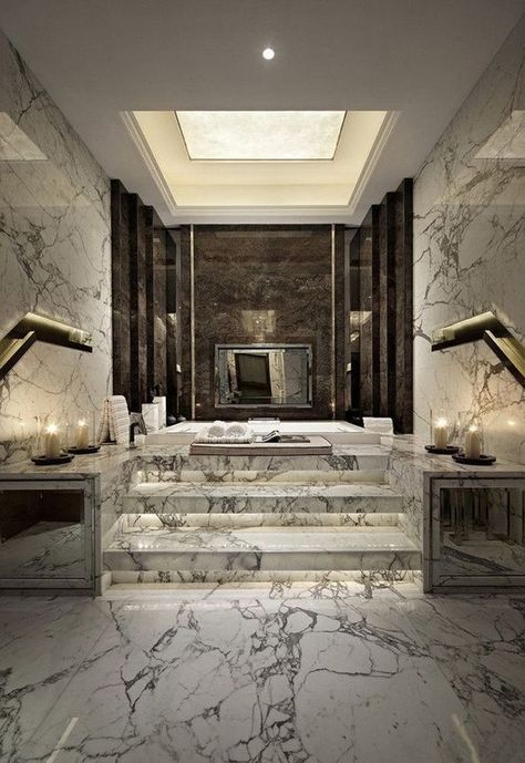 10 LUXURIOUS BATHROOM IDEAS THAT WILL NEVER GO OUT OF STYLE | luxurious bathroom ideas, bathroom decor ideas, bathroom design #luxuriousbathroomideas #bathroomdecorideas #bathroomdesign Discover more: https://brabbu.com/blog/2017/08/luxurious-bathroom-ideas-style/ Drømme Bad, Luxury Bathrooms, Bad Inspiration, Bathroom Design Luxury, Bathroom Pictures, Dream Bathrooms, Minimalism Interior, Elegant Bathroom, Luxury Bath