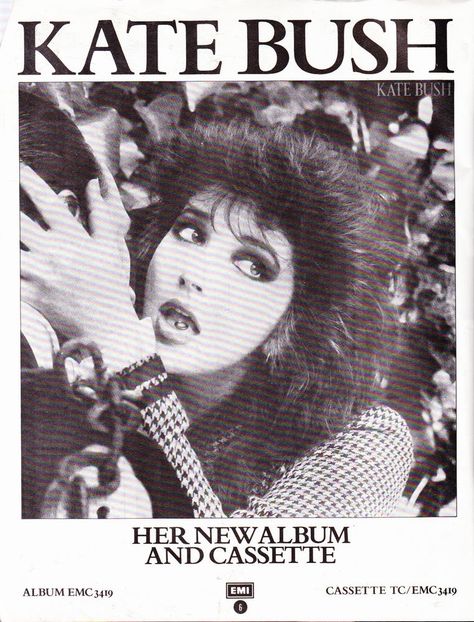 Kate Bush, "The Dreaming", original trade advert. 1982. Band Posters, Kate Bush The Dreaming, Kate Bush Albums, Hounds Of Love, 80's Music, Kate Bush, Dorm Posters, New Poster, Room Posters