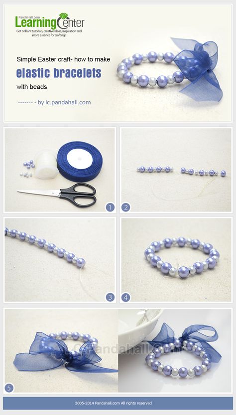 3 Simple Steps on How to Make an Elegant Elastic Pearl Bracelet with Ribbon ขวดโหล Mason Jar, Bracelet With Ribbon, Ribbon Bracelet, Ribbon Bracelets, Ribbon Jewelry, Making Bracelets, Handmade Jewelry Tutorials, Homemade Jewelry, Handmade Jewelry Diy