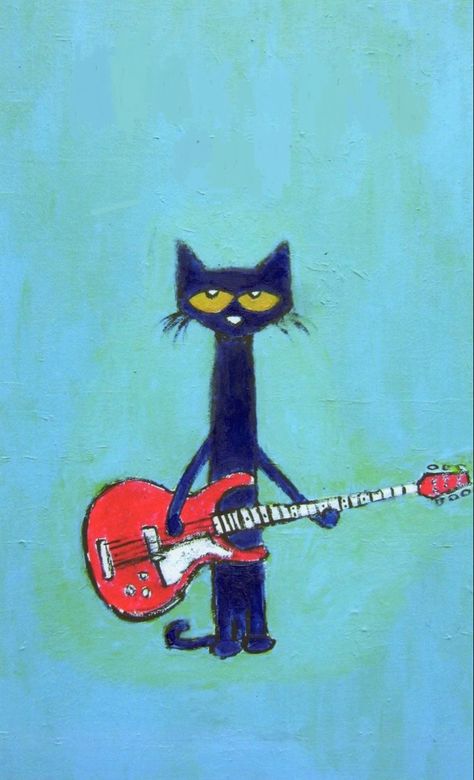 Pete The Cat Art, Pictures Of Pets, Funny Animal Pics, Adorable Drawings, Pete The Cat, Hair Brown, Arte Inspo, Animal Pics, Room Posters