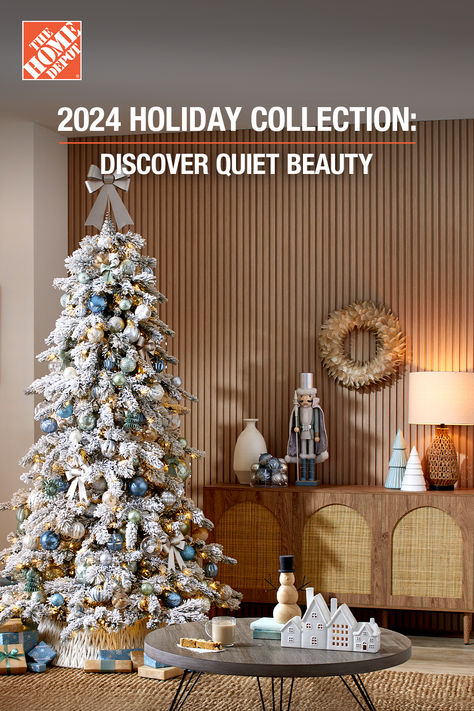 The Quiet Beauty Holiday collection is hard to ignore. It’s understated but timeless—you’ll want to put it out early every year. Shop this and other collections, exclusively at The Home Depot. Wreaths Indoor, Blue Mountain Ontario Christmas, Christmas Decorations At Home, Boho Macrame Christmas Tree Wall Hanging, Christmas Tree For Cats Owners, Christmas Inflatable Snow Globe, Boho Christmas Tree Macramé Ornaments, Tree Village, Mash Potatoes