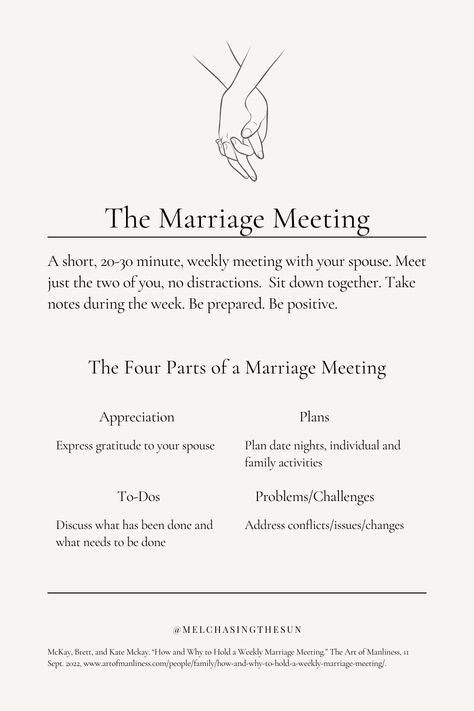 "If you want to plan and tackle life’s greatest adventures side-by-side, you’ve got to stay in-sync and work as a team. How do you do that? The marriage meeting." Marriage To Do List, Weekly Marriage Meeting, Weekly Couples Meeting, Marriage Meeting Agenda, Relationship Planning, Marriage Planning, Marriage Meeting, Godly Relationship Advice, Relationship House