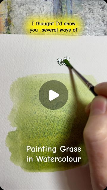 The Artery Art Shop and Classes on Instagram: "Ways of painting grass in watercolour. There are so many ways of painting grass, but here are a few techniques I’ve found really useful over the years." Watercolour Grass Texture, Lake Watercolor Painting Easy, How To Paint Grass Watercolor, Watercolor Grass Texture, Watercolour Painting Techniques, Watercolor Illustration Art, Grass Painting Tutorial, Watercolor Art Ideas For Beginners, Watercolor Paintings Landscape