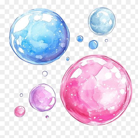 Bubbles Watercolor, Watercolor Bubbles, Bubbles Clipart, Watercolor Paintings Bubbles, Watercolor Bubbles Painting, Bubbles Digital Art, Bubbles Transparent Png, Watercolor Soap Bubbles, Rainbow Bubbles