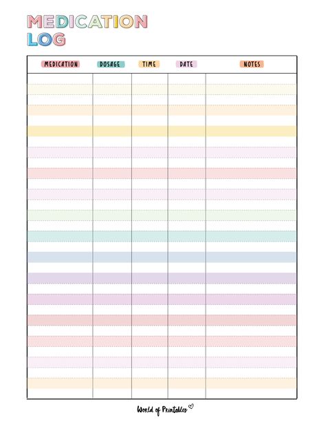 Med Chart Printable, Medication Tracker Chart, Medicine Chart Printable Daily, Medicine Schedule Chart, Daily Medication Chart Printable, Medicine List Printable, Medical Charts Free Printable, Medication Log Sheet Free Printable, Printable Medication List